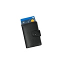 REINE -  Set of RFID Card Holder, Key Chain and Pen - Black