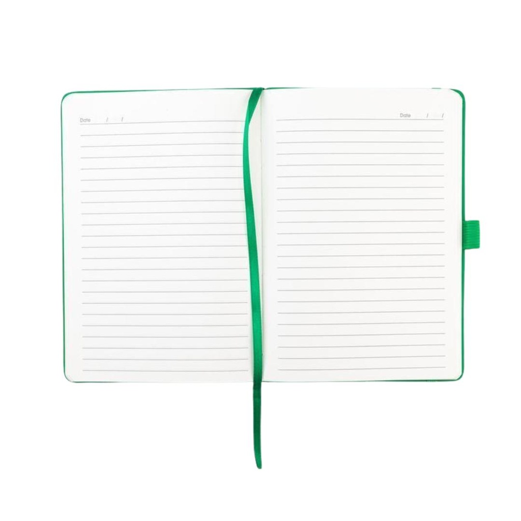 JURSI - Giftology A5 PU Notebook with Pen Loop - Green