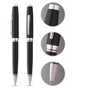 Coventry Black Lacquer with Polished Chrome Appointments Ballpoint Pen (Blue Ink) 