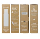 HUNFELD - CHANGE Collection SS Double Wall Water Bottle - White