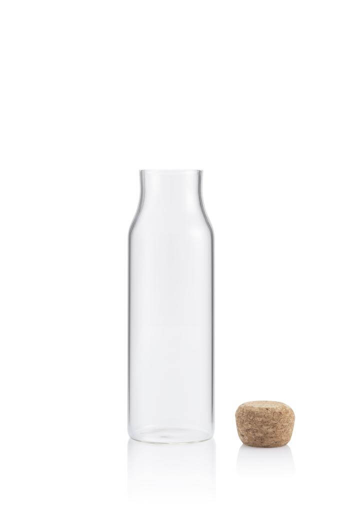 BERKA - Borosilicate Glass Bottle with Cork Lid - 600ml