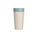 Circular Cup 12oz Cream & Faraway Blue