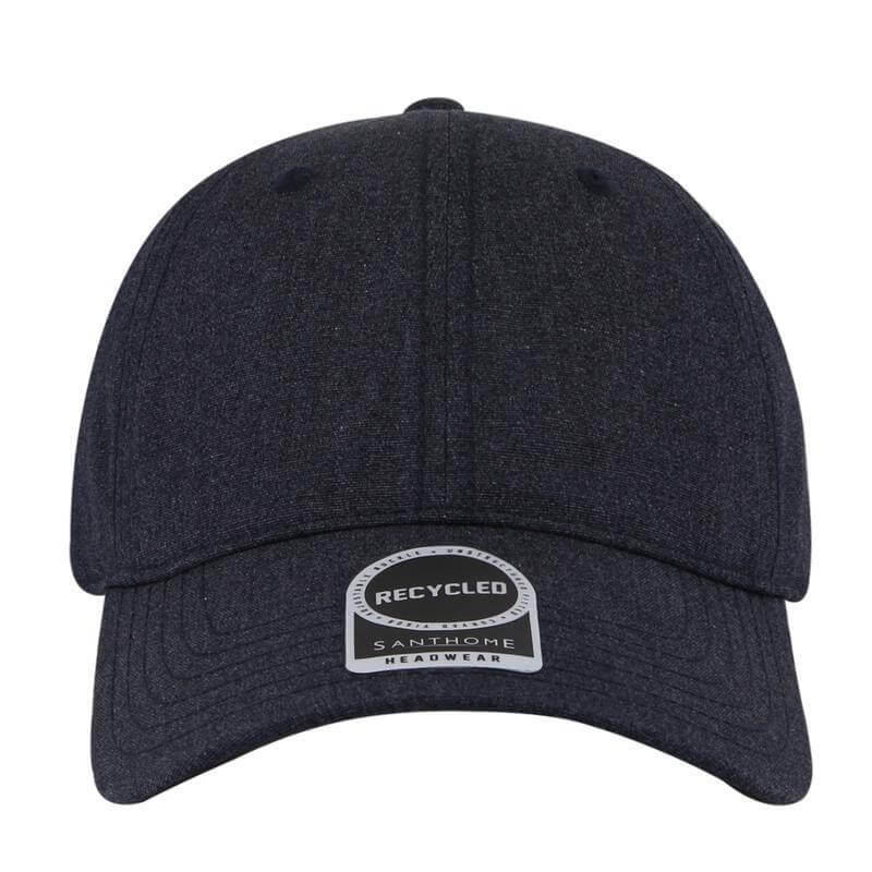 FLEX - Santhome 6 Panel Recycled Cotton Rich Cap - Navy Blue