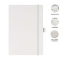 [NBGL 5237] JURSI - Giftology A5 PU Notebook with Pen Loop - White