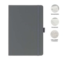JURSI - Giftology A5 PU Notebook with Pen Loop - Grey