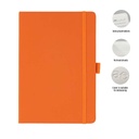JURSI - Giftology A5 PU Notebook with Pen Loop - Orange