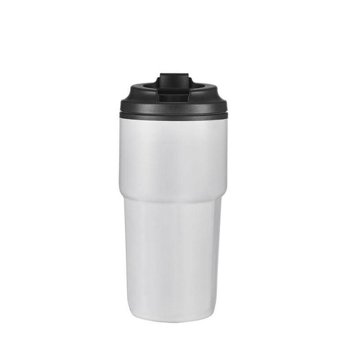 [DWGL 3143] KAVALA - Giftology Steel/PP Double Wall Travel Mug 500ml - White